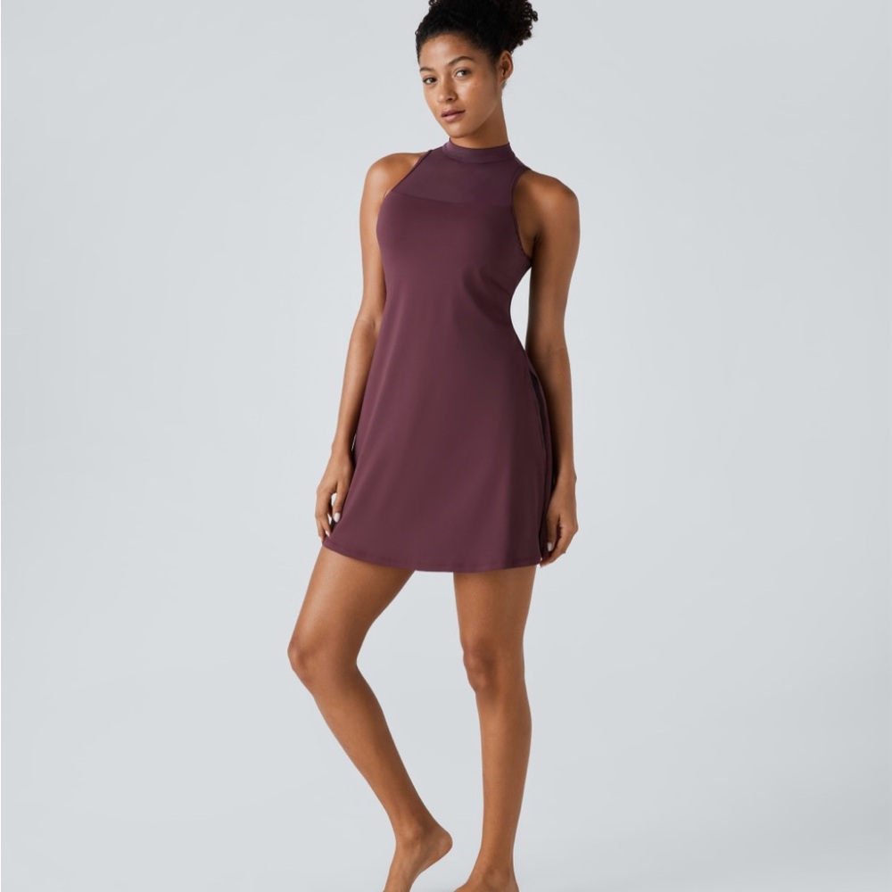 HALARA Women's Mini Dress in Plum